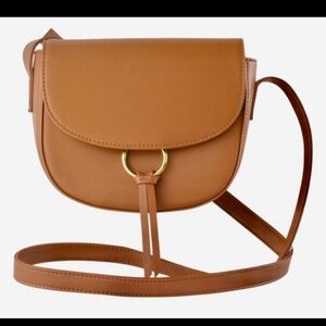 NWT JJ WINTERS flap top genuine leather BAG